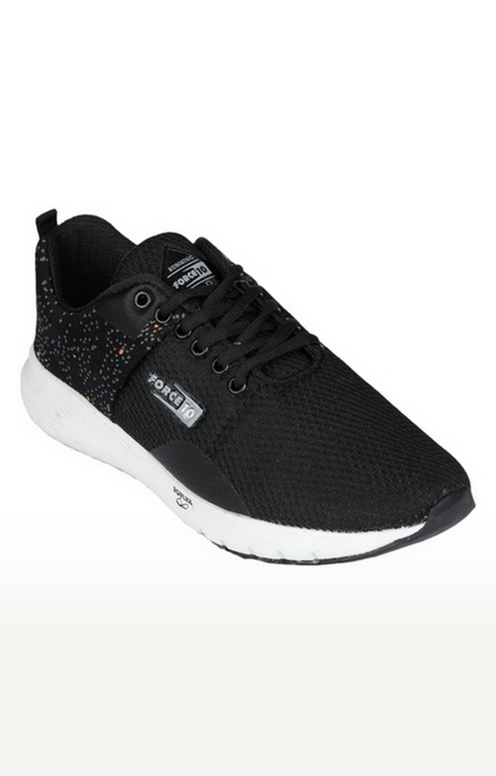 Force 10 By Liberty Men's Black Sports Shoes