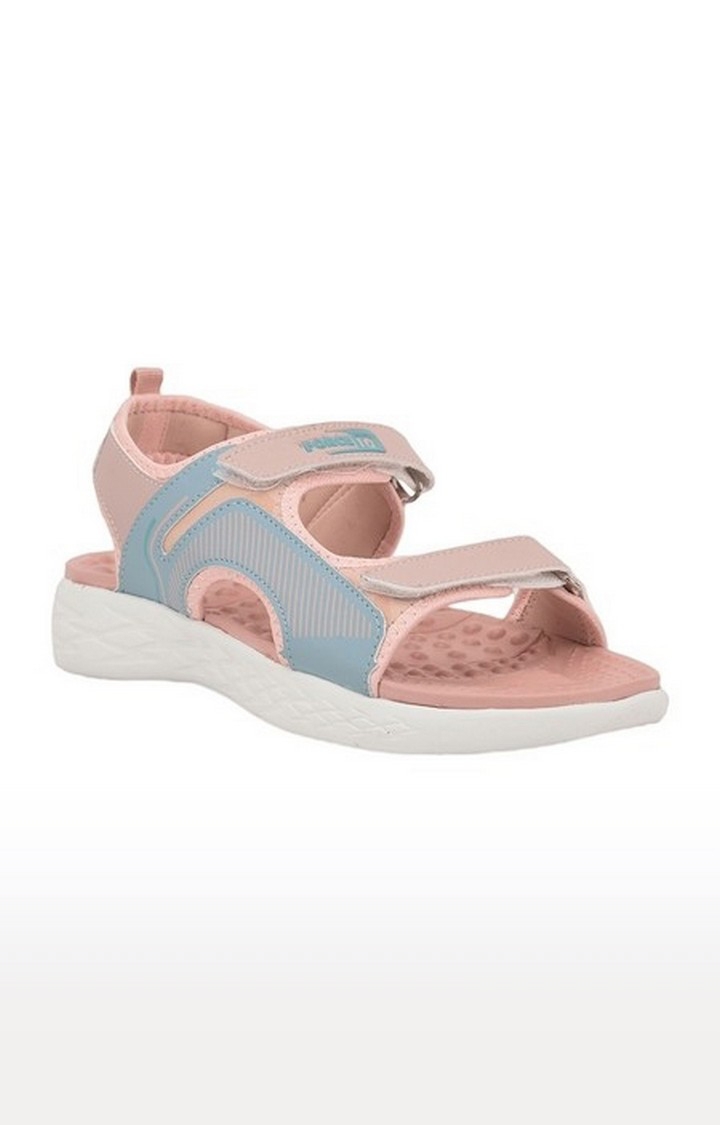Liberty | Women's Pink Velcro Open Toe Sandals