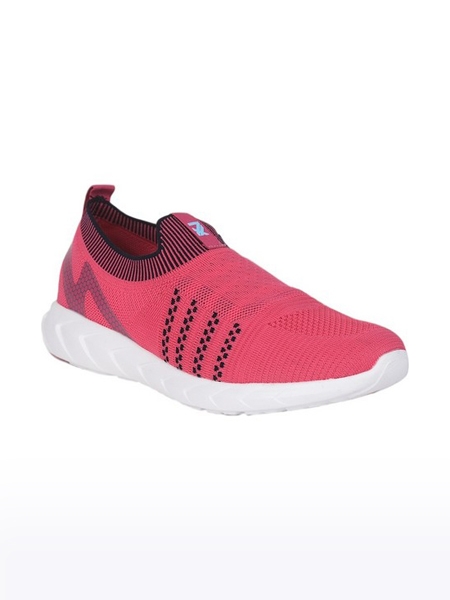 Women's Leap7X Woven Pink Casual Slip-ons