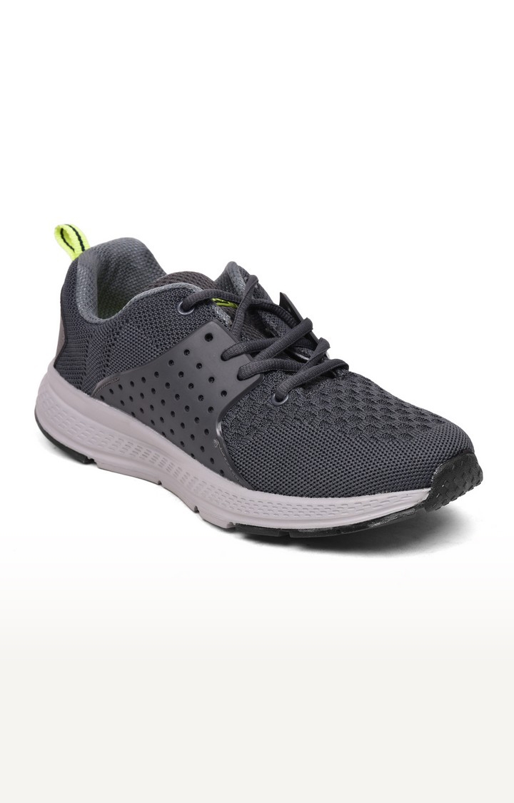 Liberty | Women's Grey Lace up Round Toe Running Shoes