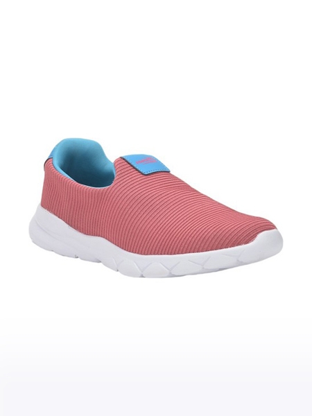 Women's Force 10 Woven Pink Casual Slip-ons
