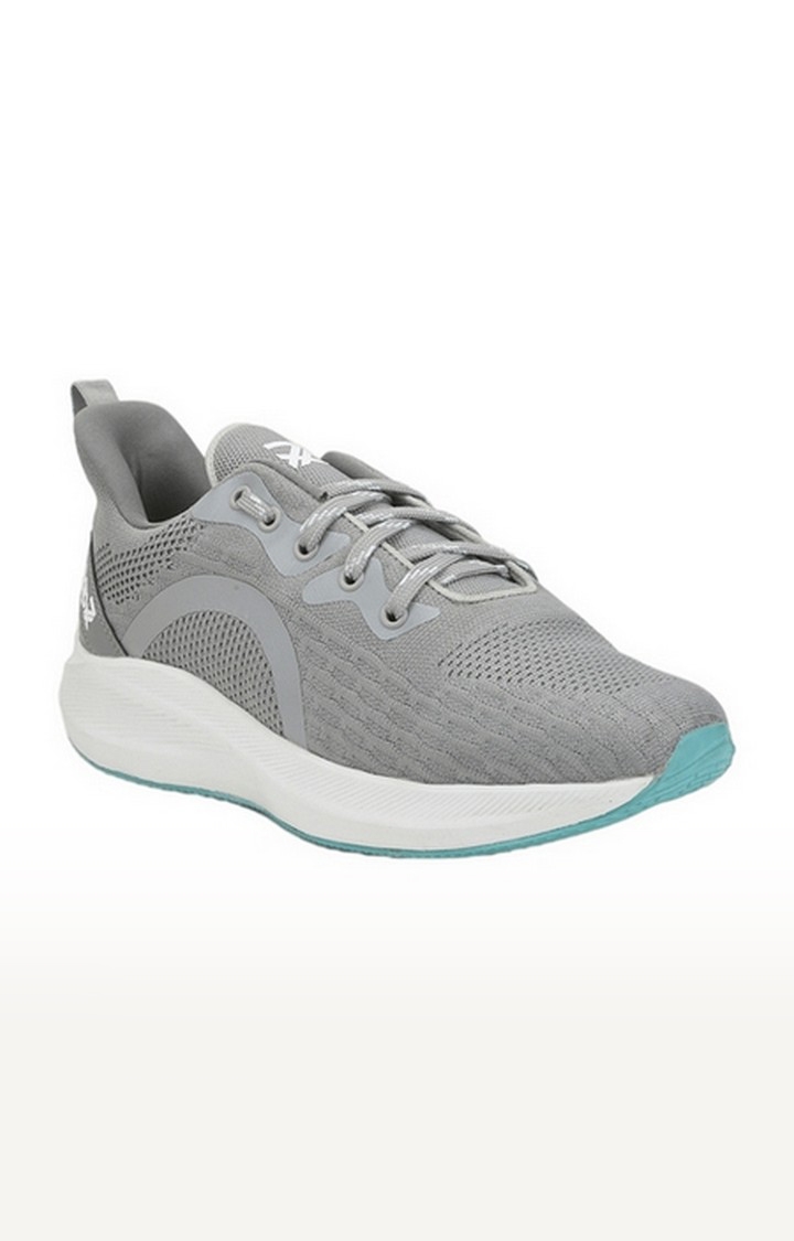 Liberty | Men's Grey Lace-Up Round Toe Running Shoes