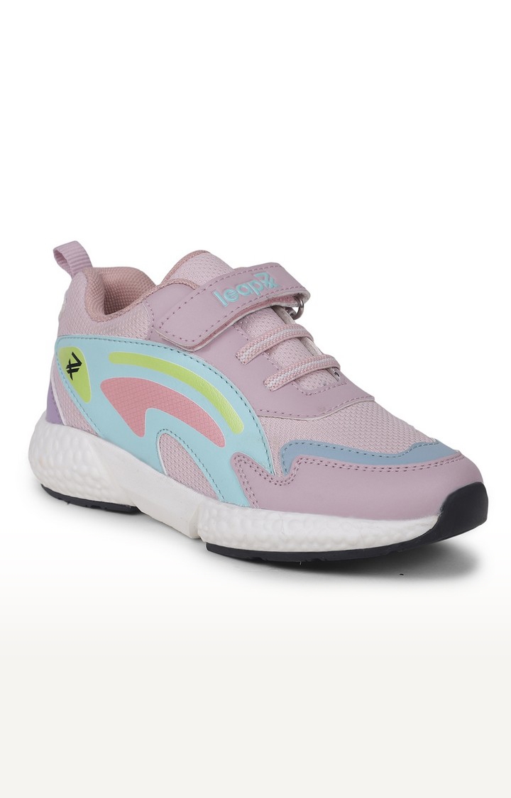 Liberty | Leap7X By Liberty CARRY-07V Peach Sports Shoes for Kids