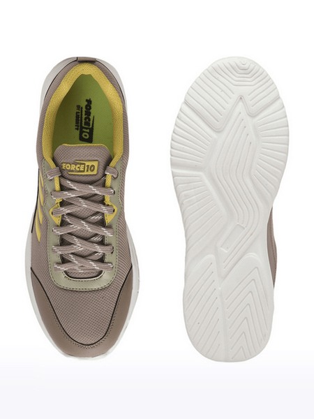 Men s Force 10 Beige Running Shoes