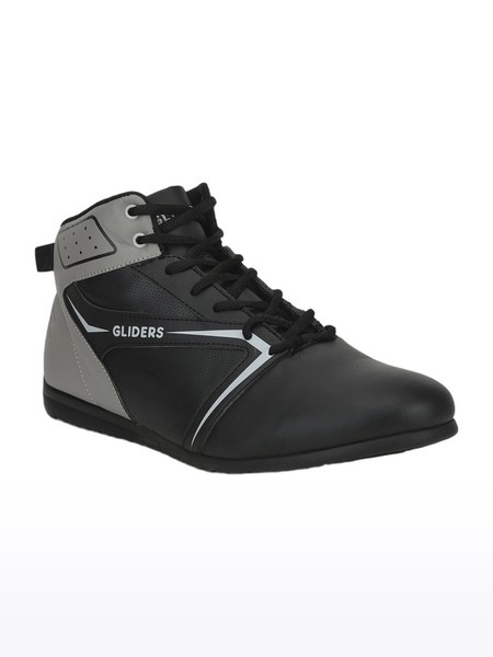 Men's Gliders Black Sneakers