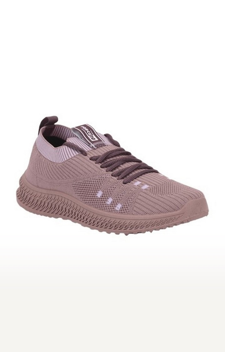 Liberty | Women's Pink Lace-Up Closed Toe Running Shoes