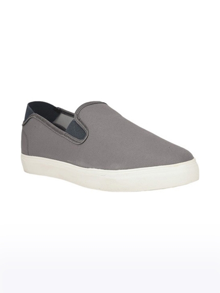 Men's Gliders Canvas Grey Casual Slip-ons