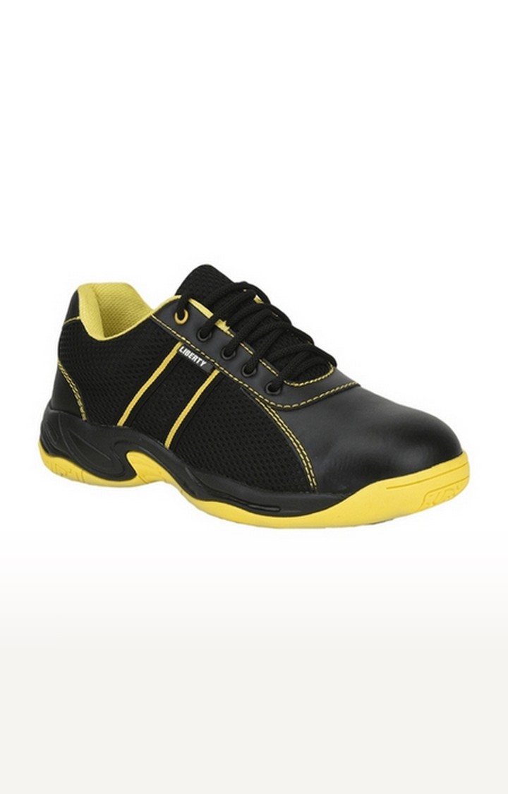 Liberty | Men's Yellow Lace up Round Toe Casual Slip-ons