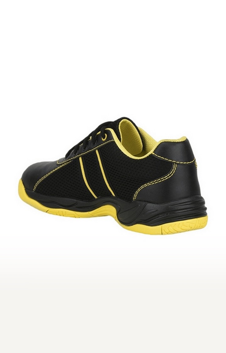Men's Yellow Lace up Round Toe Casual Slip-ons