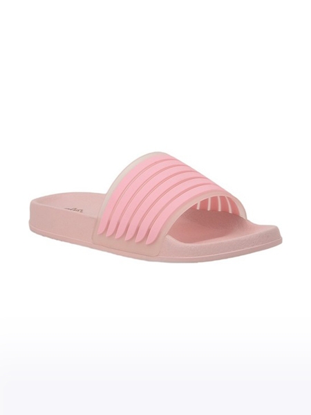 Women's A-Ha PVC Pink Flip Flops