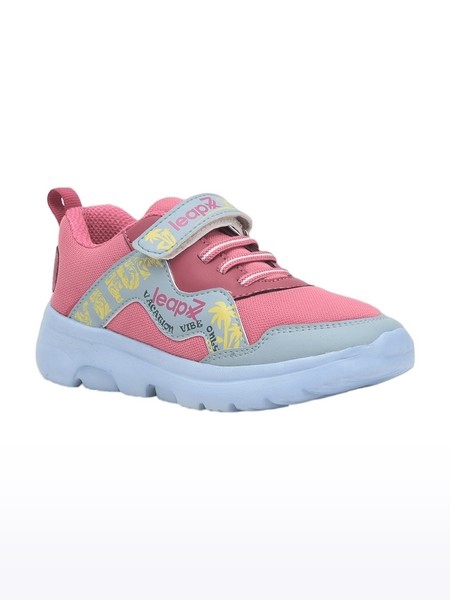 Unisex LEAP7X Pink Running Shoes