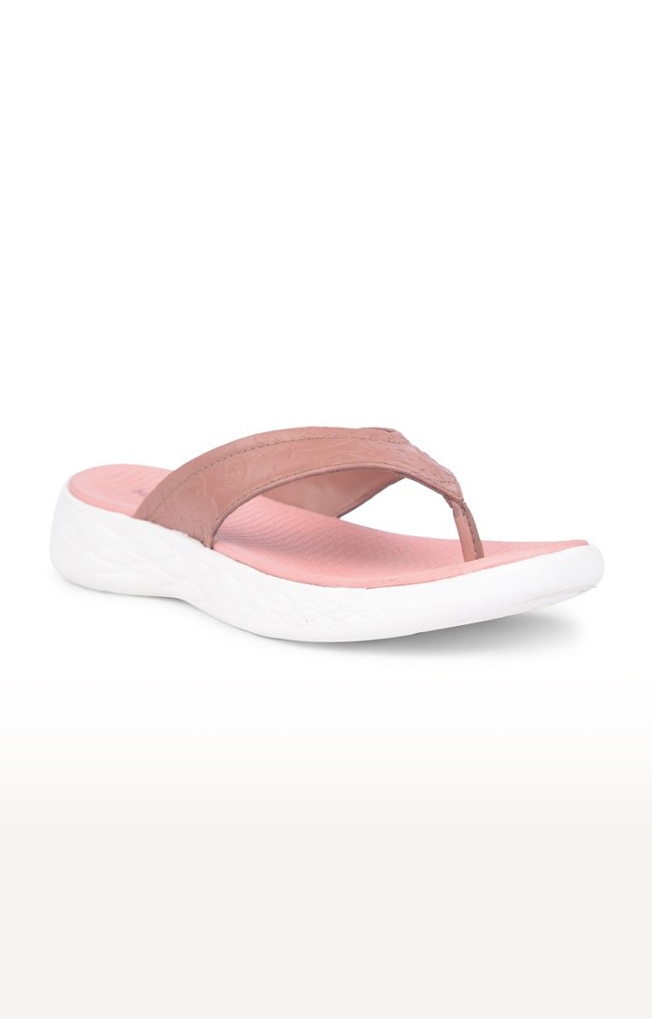 Liberty | Women's Pink Slip On Split Toe Slippers