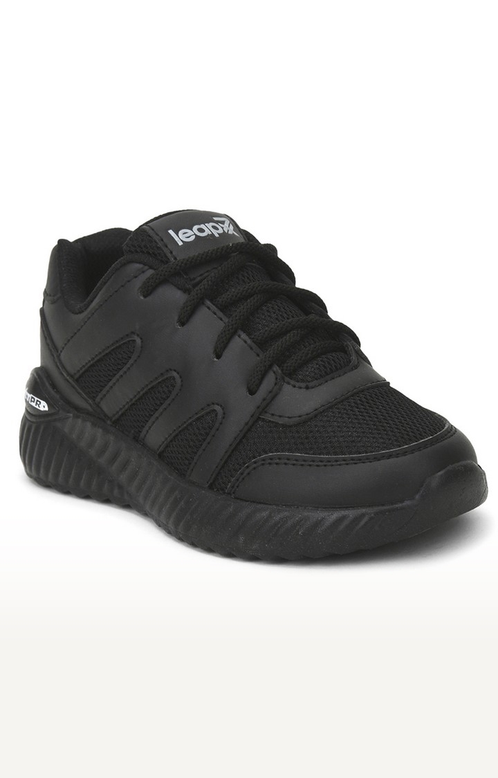Liberty | Unisex LEAP7X Black School Shoes