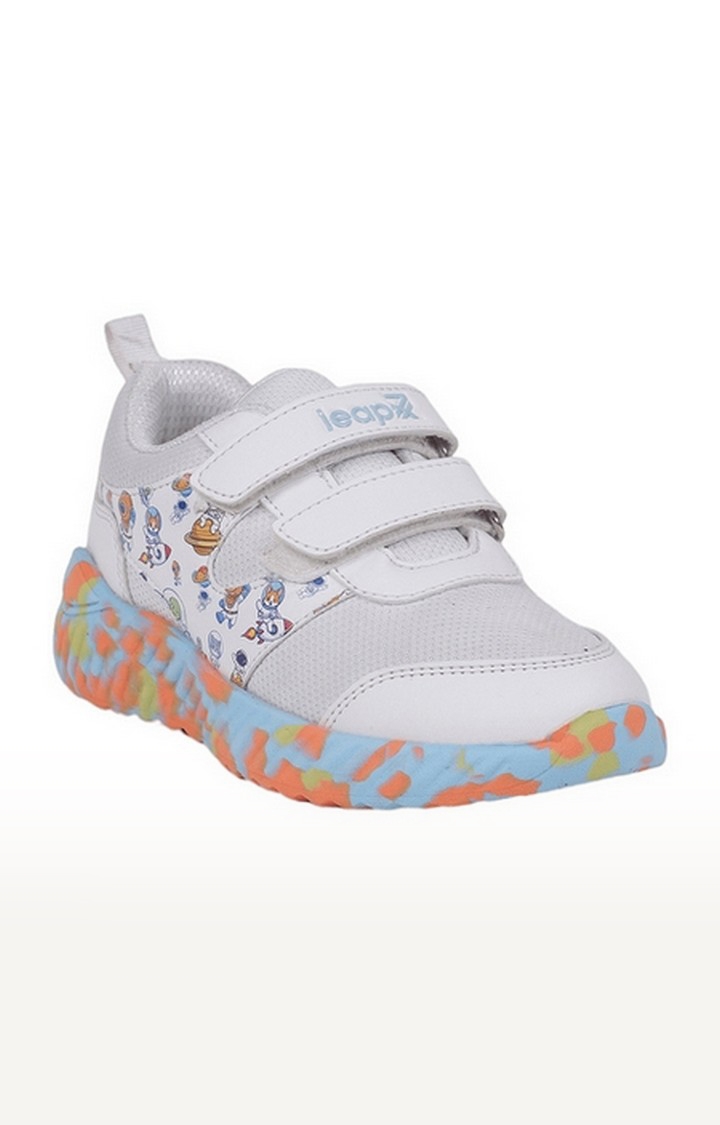 Liberty | Leap7X By Liberty NITKID-1 White Sports Shoes for Kids