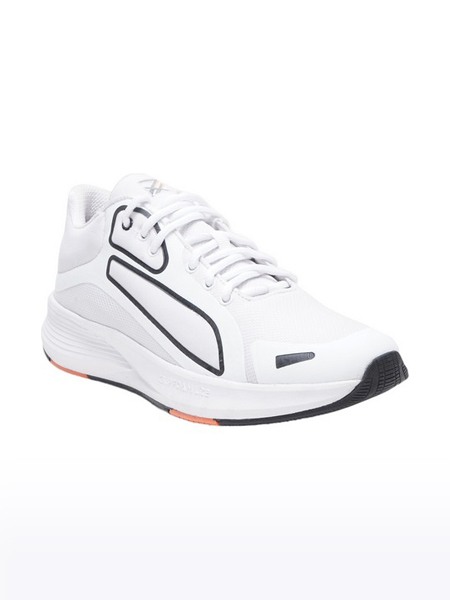 Force 10 by Liberty GRIPPER 1E White Sports Shoes for Men