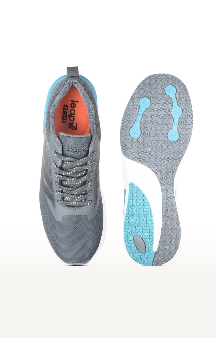 Men's Grey Slip on Round Toe Running Shoes