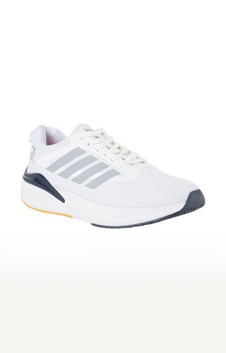 Liberty | Men's White Slip on Round Toe Running Shoes