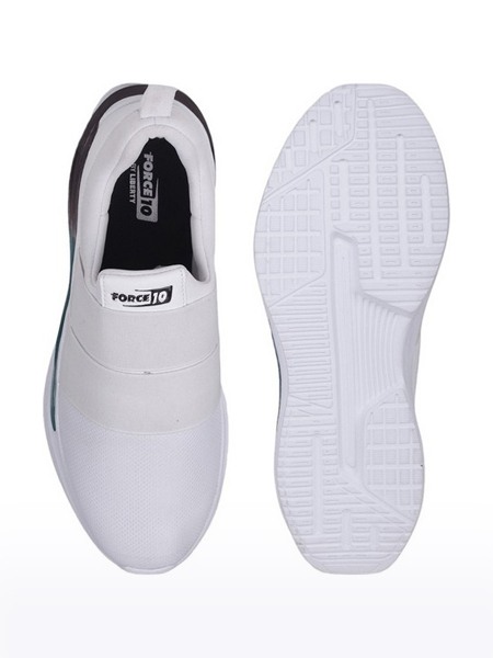 Force 10 By Liberty Men's White Sports Shoes