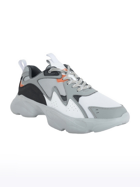 Liberty | LEAP7X by Liberty JOSE-1E White Sports Shoes for Men