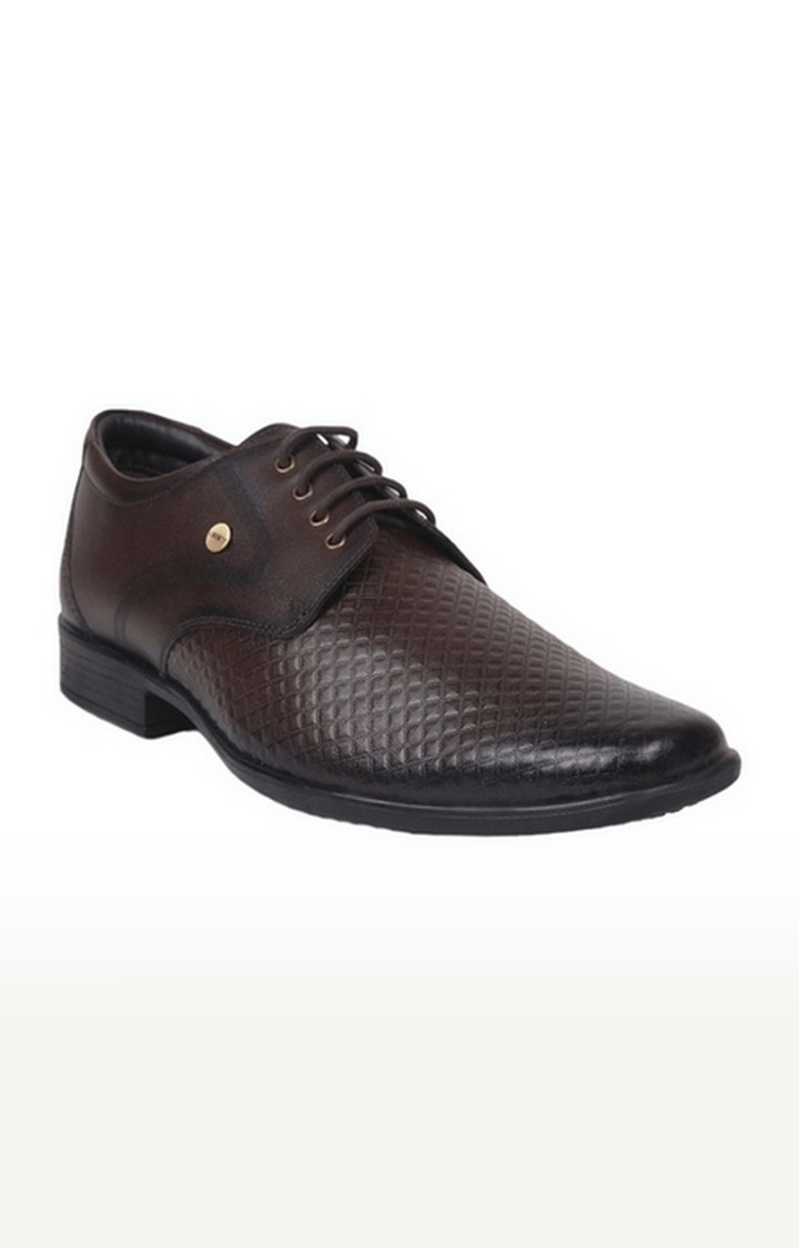 Liberty | Men's Brown Lace up Square Toe Formal Lace-ups