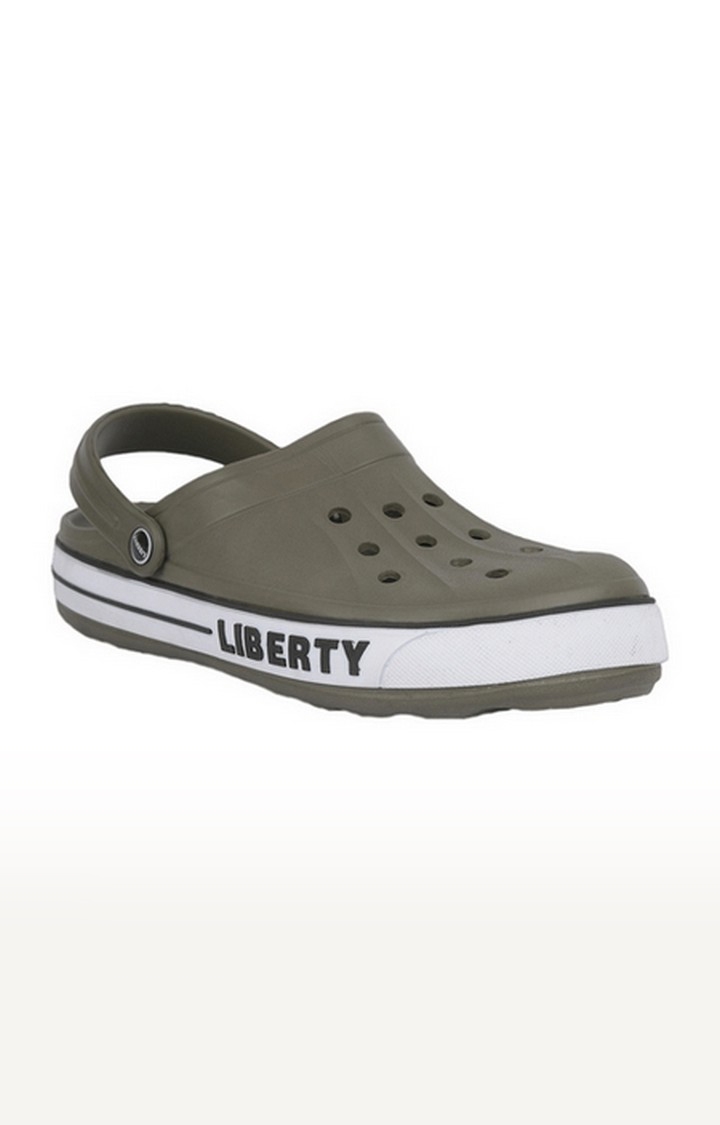 Liberty | A-Ha By Liberty LITEWALK Olive Green Clogs for Men