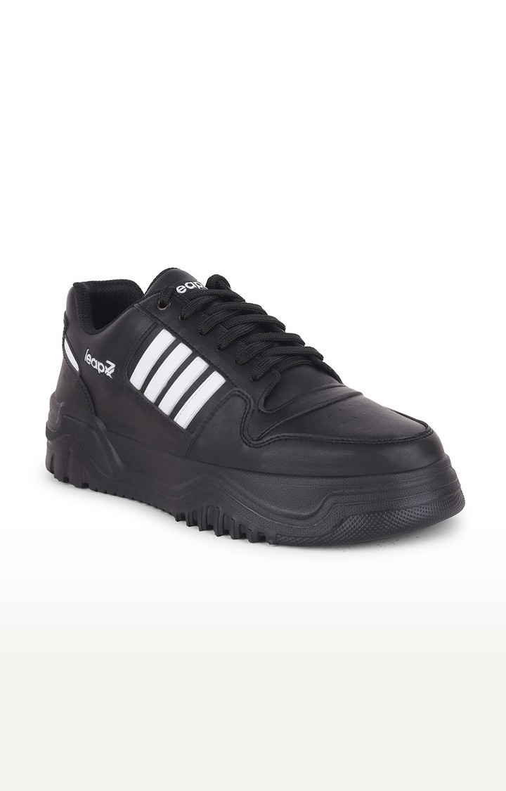 Liberty | Men's LEAP7X Black Solid Casual Lace up Shoes
