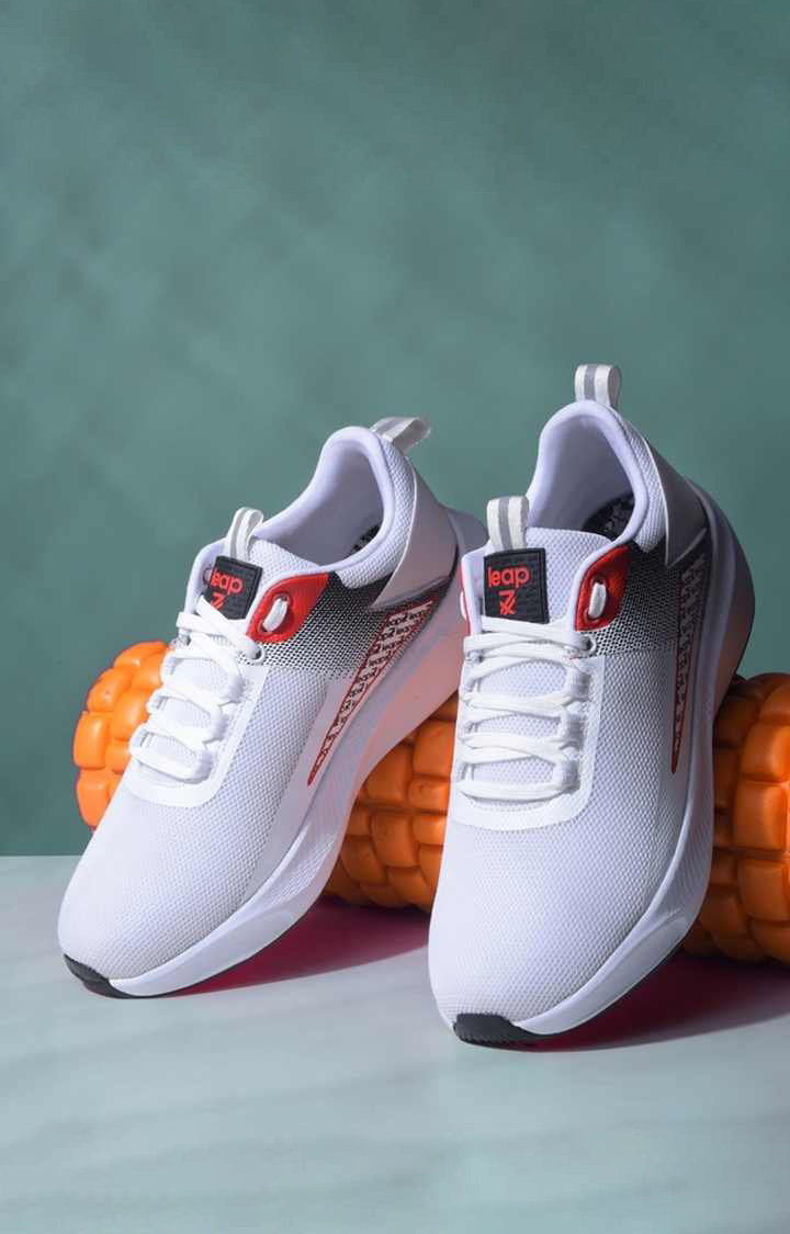 Liberty Leap7X Reactive Mens White Sports Shoes