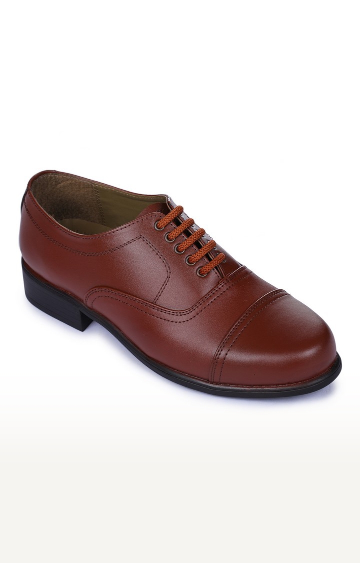 Liberty | Men's Brown Lace up Round Toe Formal Lace-ups