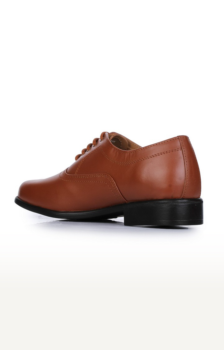 Men's Brown Lace up Round Toe Formal Lace-ups