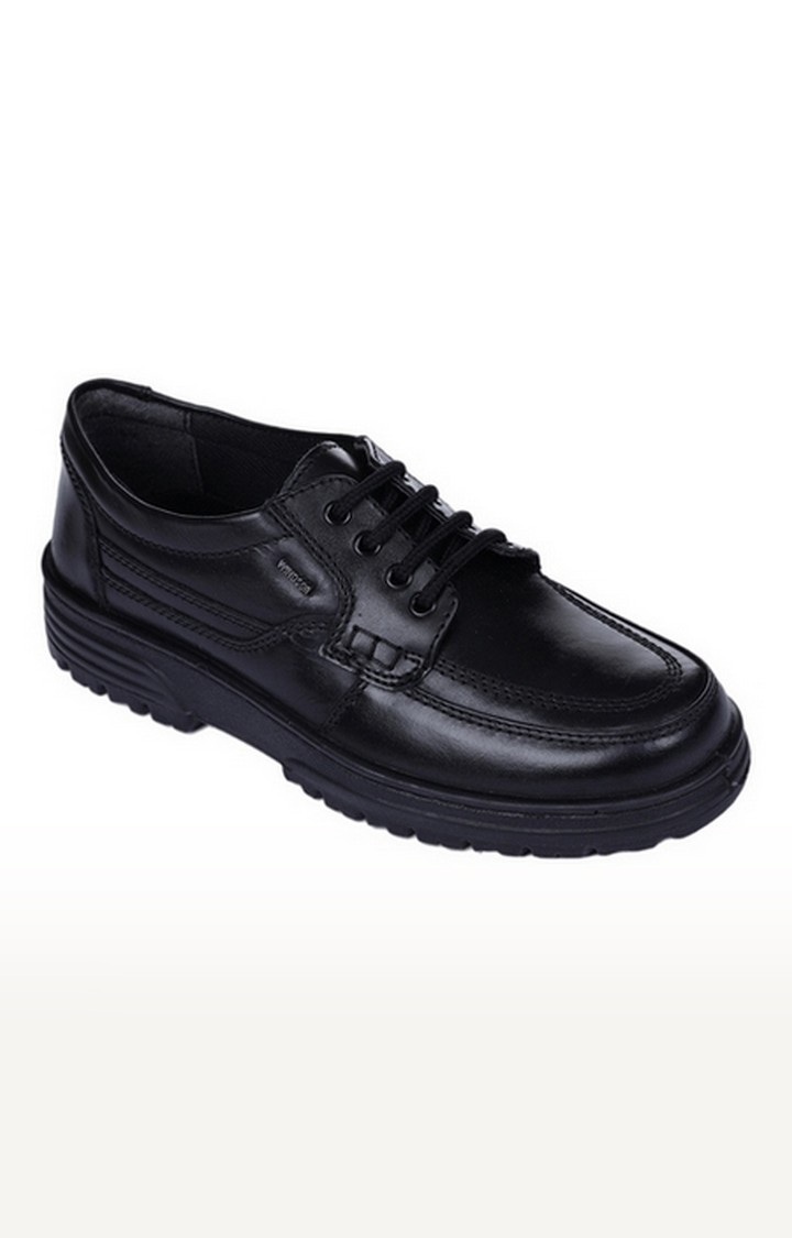 Liberty | Men's Black Lace up Round Toe Formal Lace-ups