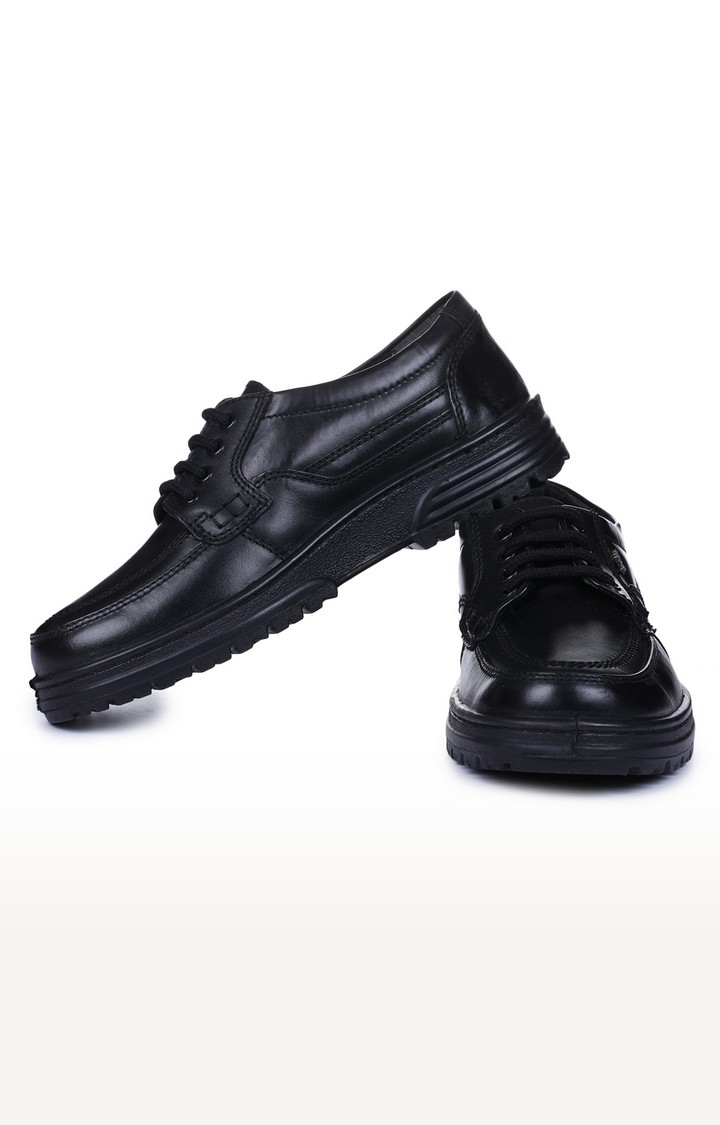 Men's Black Lace up Round Toe Formal Lace-ups