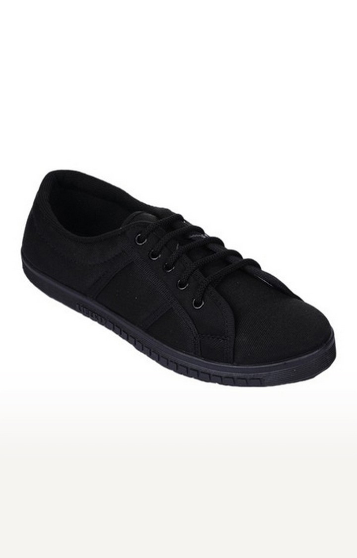 Liberty | Men's Black Lace-Up Round Toe Casual Lace-ups