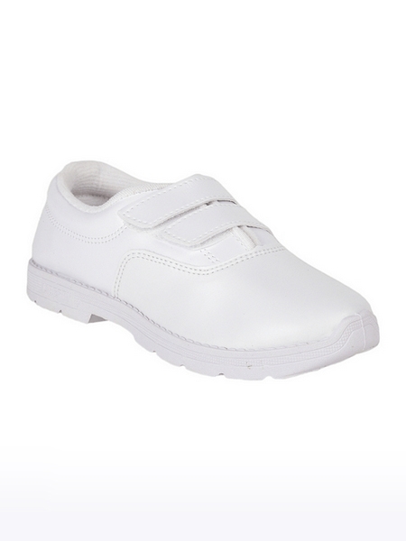 Prefect by Liberty Unisex White School Shoes