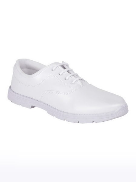 Unisex Prefect White School Shoes