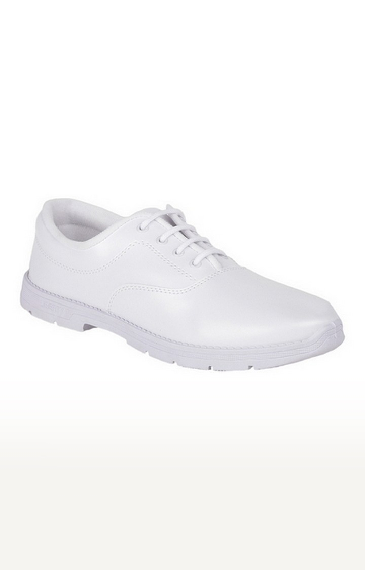 Liberty | Unisex Prefect White School Shoes