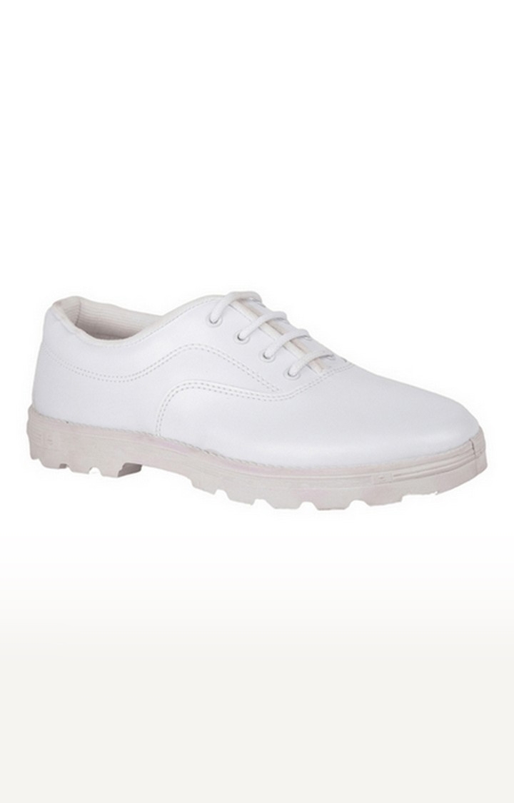 Prefect By Liberty Unisex White School Shoes