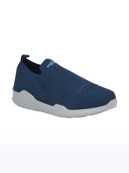 Women's Force 10 Knit Blue Casual Slip-ons