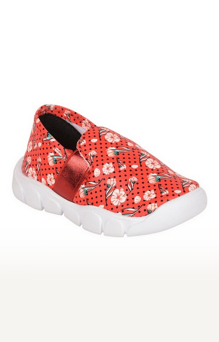 Liberty | Unisex Red Slip On Round Toe Casual Slip-ons