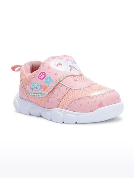 Lucy & Luke by Liberty FLYNN-44 Peach Casual Shoes for Kids