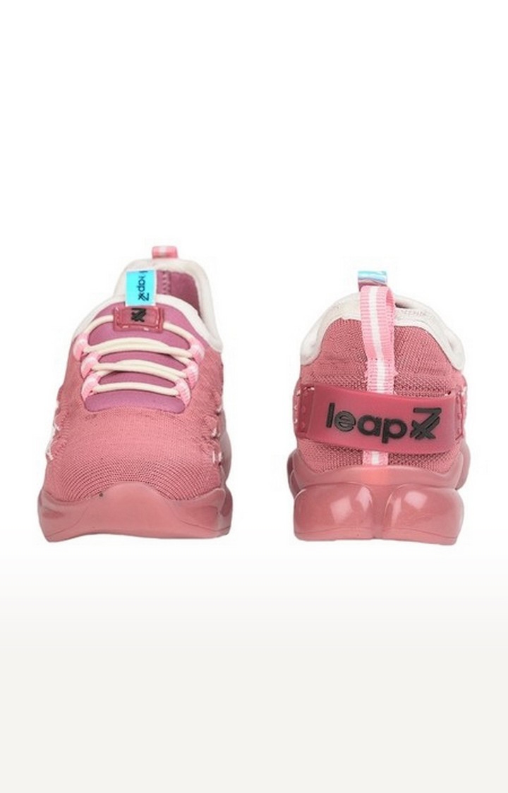 Unisex Pink Slip On Round Toe Running Shoes