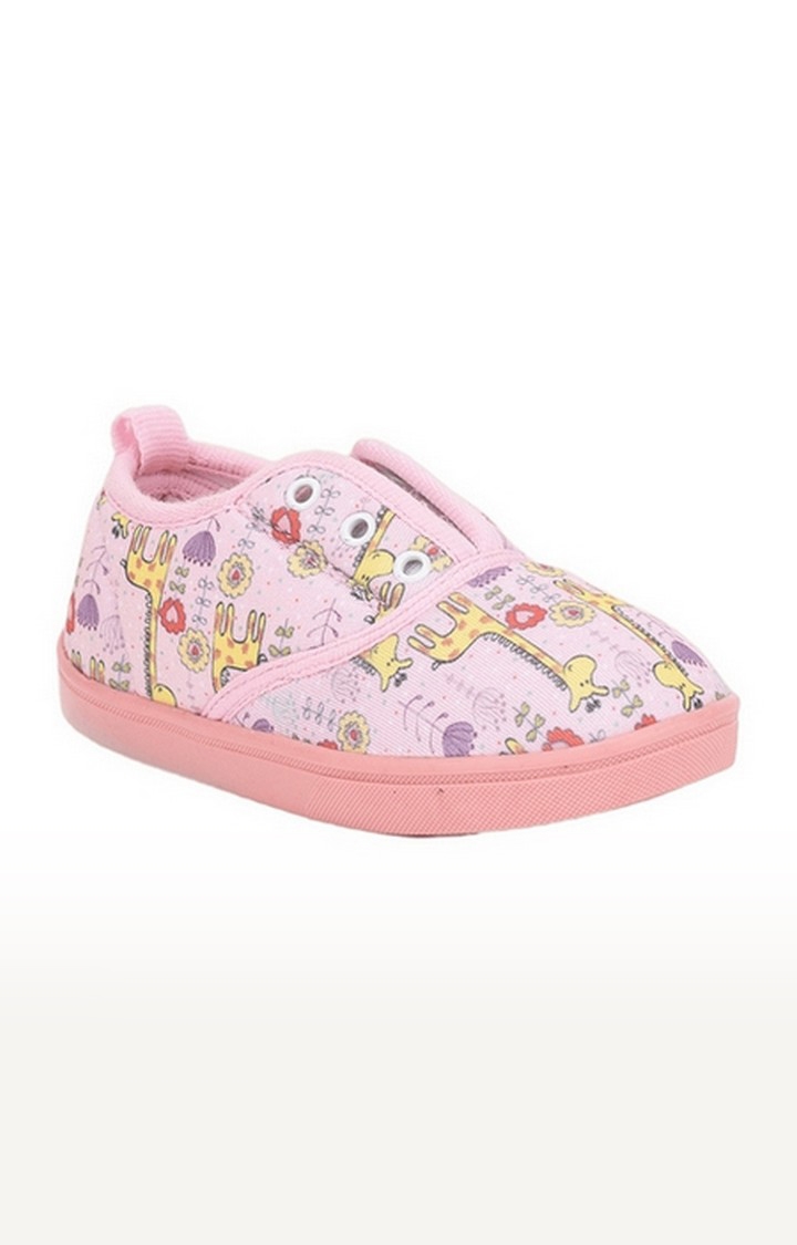 Unisex Lucy and Luke Pink Casual Slip-ons