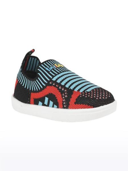 Unisex Lucy & Luke Fabric Black Casual Slip-ons