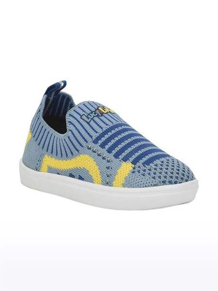 Unisex Lucy & Luke Fabric Blue Casual Slip-ons