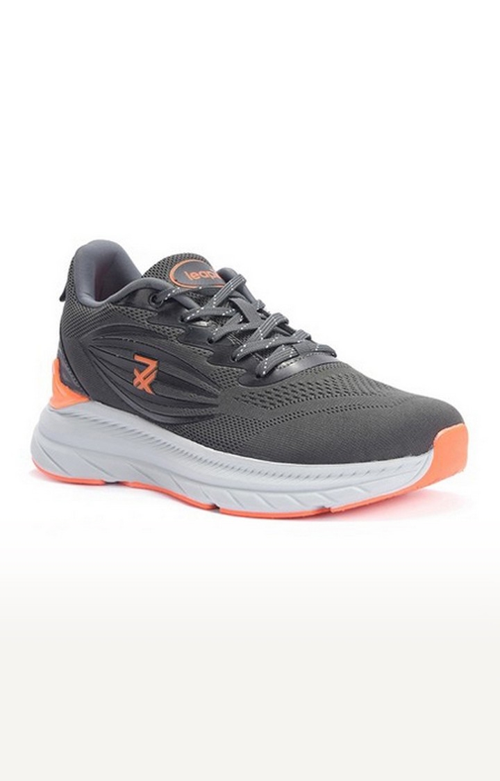 LEAP7X by Liberty RW-02 D.Grey Sports Shoes for Men