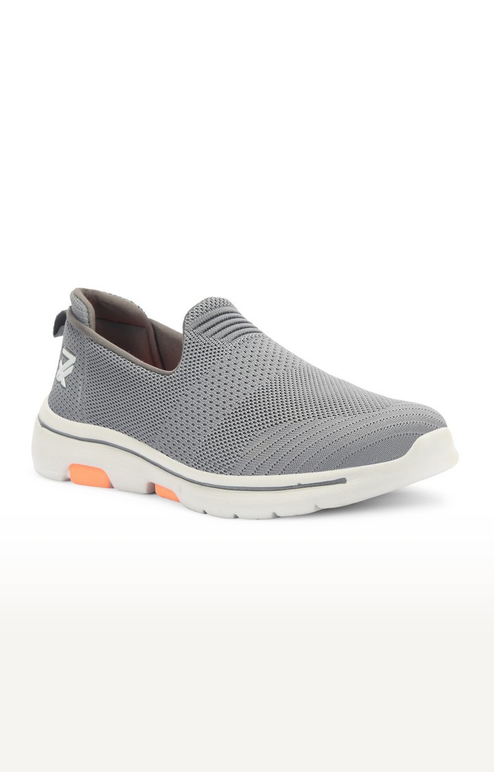 Liberty | Men's Grey Lace up Round Toe Casual Slip-ons