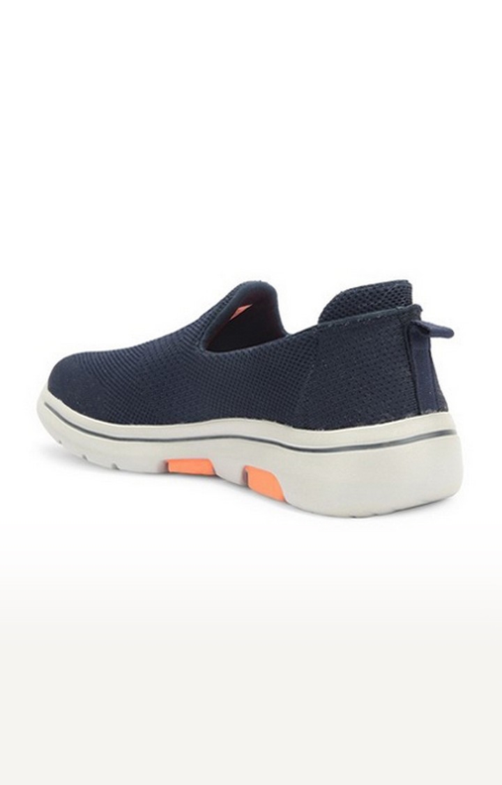 Men's Navy Lace-Up  Casual Slip-ons