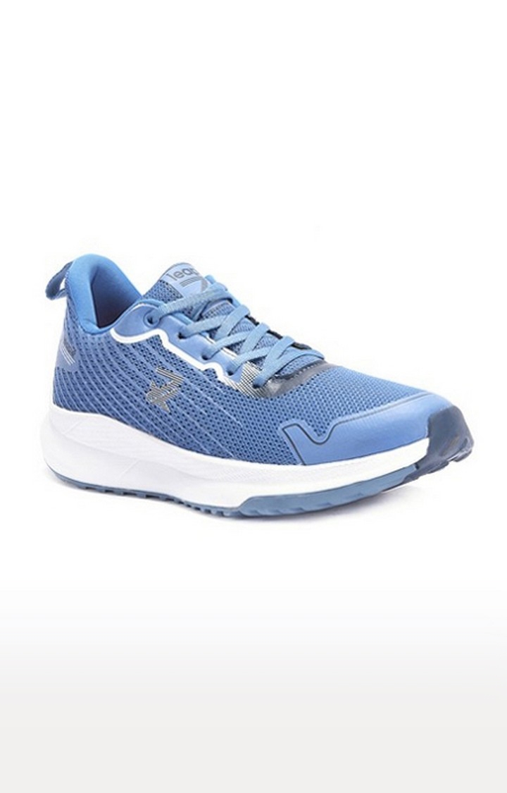 Men's Blue Lace-Up  Running Shoes