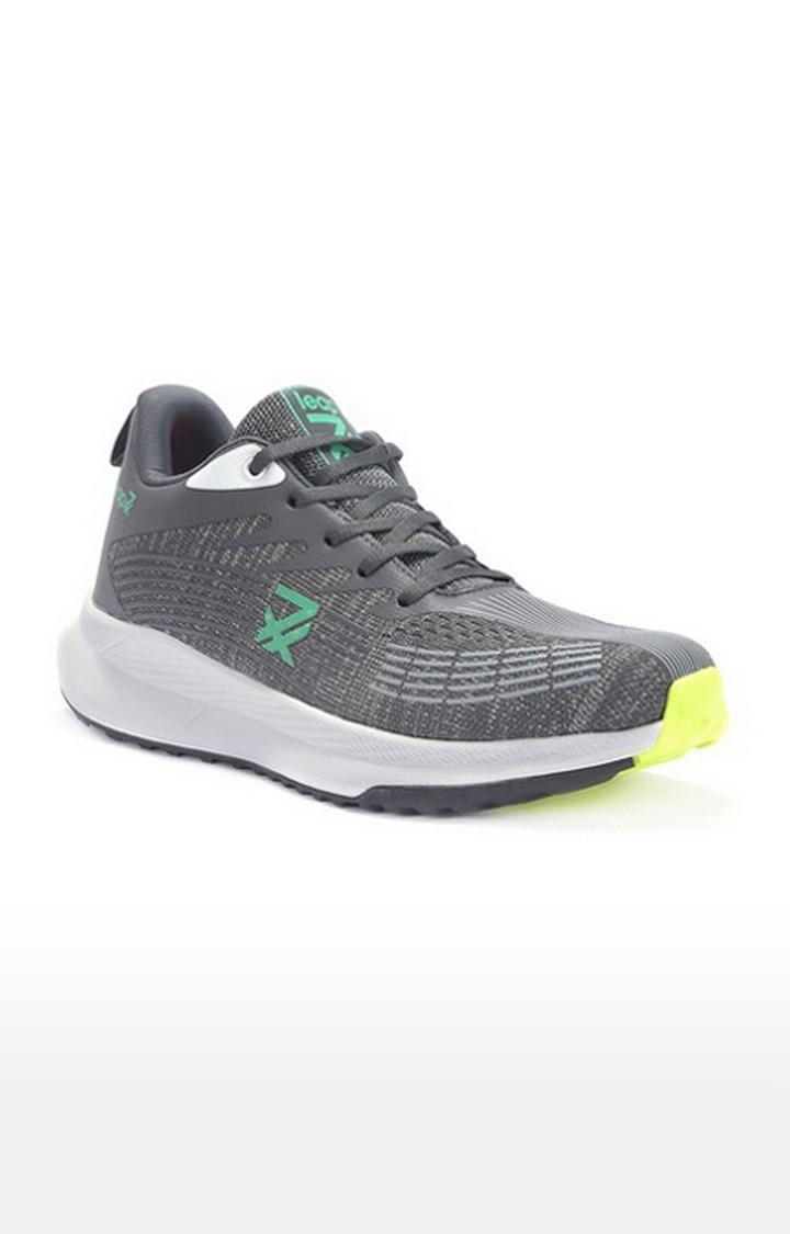 Men's Grey Lace-Up  Running Shoes