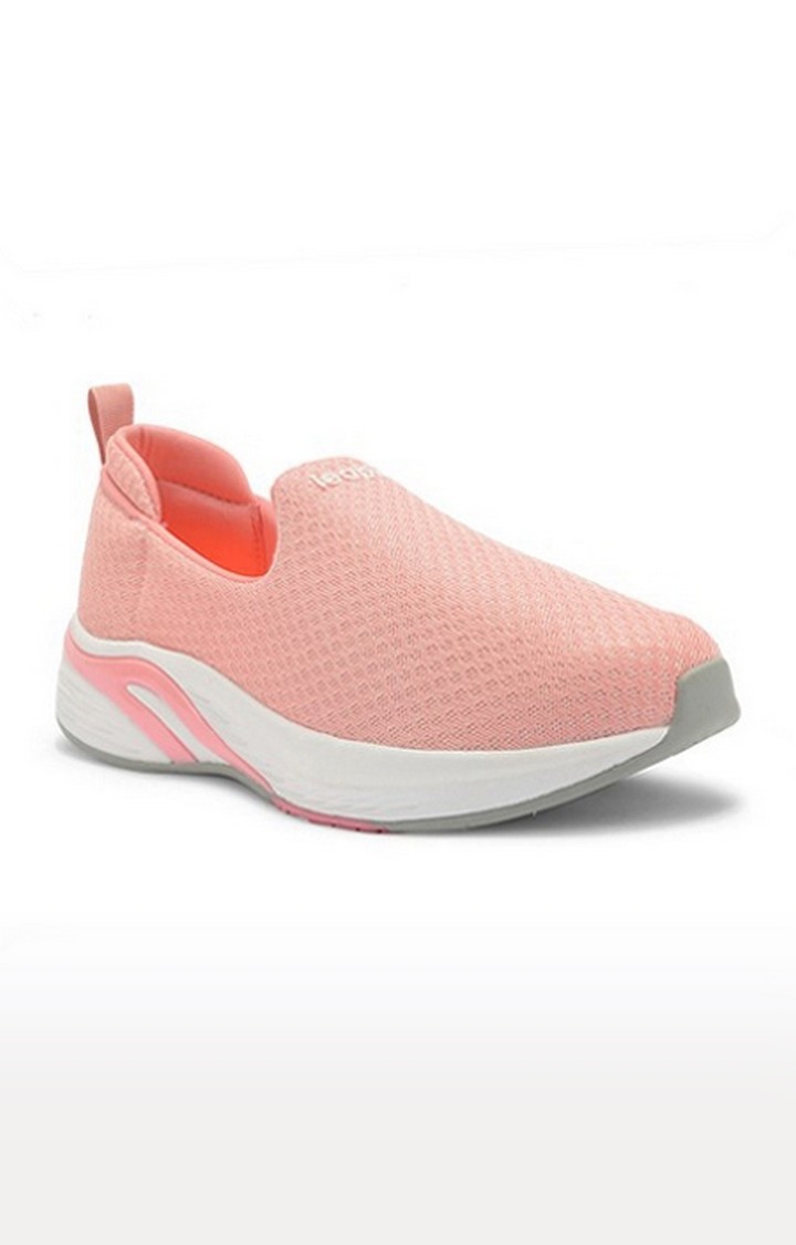 Women's Peach Lace-Up  Casual Slip-ons