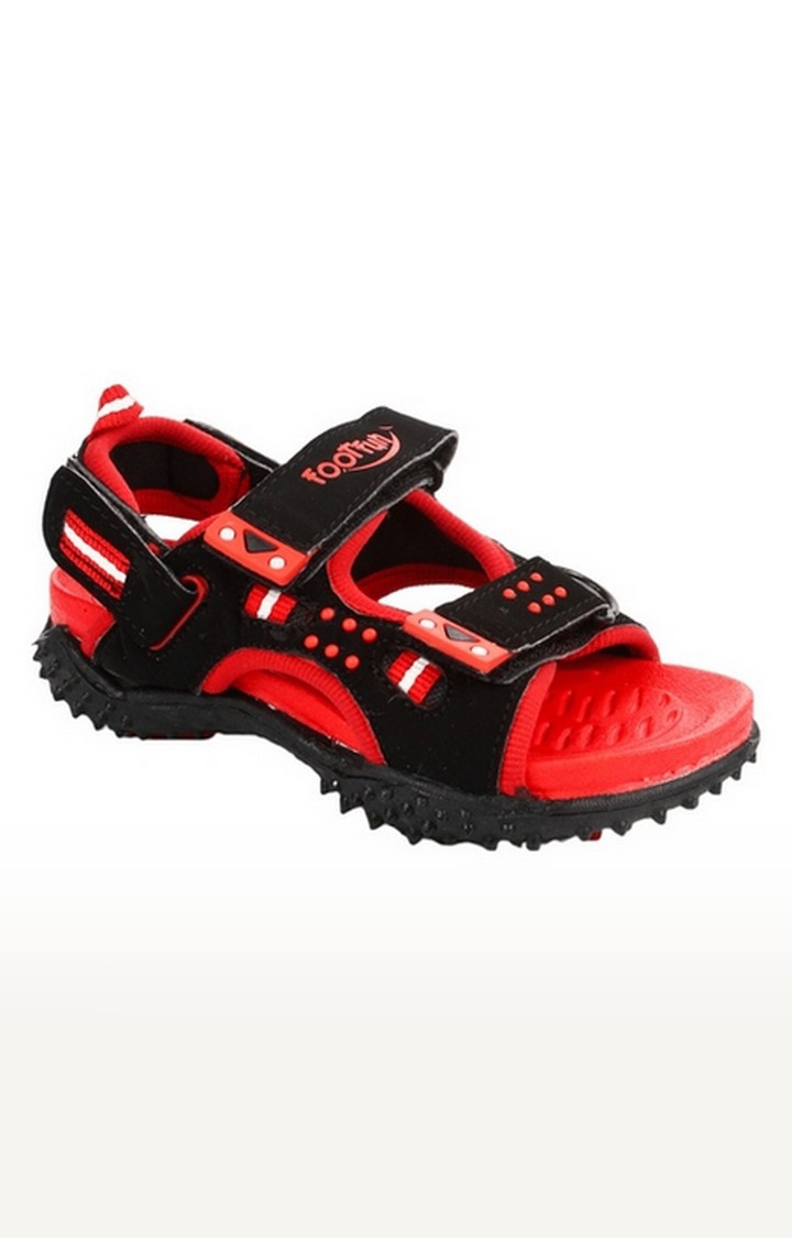 Liberty | Unisex Black Velcro Open Toe Sandals